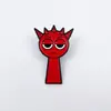 Broche de Personaje de Dibujos Animados Personalizado, Forma Multidimensional Creativa y Linda para Decoración de Mochila, Insignia de Aleación Simple y Versátil