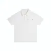 Camisa Polo Texturizada Estilo Americano de Alta Gama Nanxia para Viajes de Verano, Ajuste Holgado Versátil con Cuello Campana y Mangas Cortas