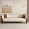 Sofá Modular Minimalista para Apartamentos Pequenos, Sala de Estar Moderna, Tecido Tecnológico, Estilo Minimalista Moderno, Individual, Duplo, Triplo, Quarto, Luxo Leve