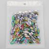 Taladro de punta acrílica con forma de caballo color AB 7*15mm taladro de pegamento accesorios para joyería al por mayor hecho a mano DIY taladro para uñas