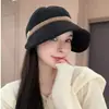 Gorra de Béisbol Ruth de Nuevo Estilo con Doble Correa y Bloques de Color para Mujer, Protección Solar para Primavera y Otoño, Adelgazante Facial, Sombrero de Sol con Protección UV