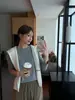Camiseta básica de manga longa estilo coreano minimalista KITTIN Outono para mulheres, com corte justo, silhueta que valoriza o corpo e gola redonda, modelo 30018