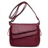 Bolsas de Mujer Más Vendidas 2026 Versión Coreana Nuevo Estilo Bolso de Hombro para Mujer Bolso Cruzado de Cuero Suave Bolso Cuadrado Pequeño Europeo y Americano Fabricante Venta al por Mayor