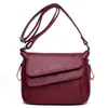 Bolsa de Mujer Más Vendida 2024 Estilo Coreano Nueva Bolso de Hombro para Mujer Bolso Cruzado de Cuero Suave Bolso Cuadrado Pequeño Europeo y Americano Fabricante Venta al por Mayor