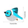 Pájaro Volador Transfronterizo Colgante de Pared Pegatinas de Pared Decoración de Pared de Fondo para Sala de Estar Dormitorio Artesanías de Madera Tablero de Madera de 10 mm de Espesor