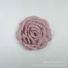 Flor de tela de rosa estilo caro 12 cm hecho a mano DIY accesorios de ramillete pinza de presión pasador de pelo accesorios para tocado al por mayor