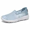 Sapatos Femininos, Novos Sapatos Casuais de Verão, Sapatos de Malha com Renda Respiráveis para Mães, Sapatos Leves com Solado Macio Confortáveis para Idosos, Sapatos para Caminhada