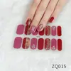 ZQ Adesivo de Unha Estéreo Branco Adesivo Completo Patch de Nail Art à Prova d'Água Sentido Avançado Vento Simples Cola para Esmalte de Unha Atacado