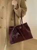 Bolsa Tote de Gran Capacidad para Mujer 2025 Otoño Nueva Tendencia Moda Textura Bolso de Hombro Casual Elegante Bolso de Mano