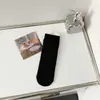 Calcetines de doble puntada, calcetines altos para mujer, color liso, diseño simple, sin costuras, calcetines versátiles de altura media, grises, adecuados para primavera y otoño, calcetines largos básicos para mujer