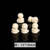 Suministrado directamente por el fabricante: Colección de Tallas de Frutas de Marfil, Cabeza de León, Cuentas Sueltas Pixiu, Colgantes, Accesorios para Joyería Semi-Terminados DIY