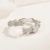 Anillo de Nudo de Bambú para Hombres y Mujeres, Estilo Chino, Fresco y Discreto, Anillo Abierto para Dedo Índice, Regalo de Cumpleaños para Novia