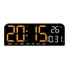 Nuevo Reloj Despertador de Pantalla Grande, Reloj de Escritorio LED Simple, Reloj Creativo, Reloj de Escritorio de Tamaño Grande, Se Puede Colgar 0707
