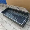 Horno Parrilla Barbacoa Soldadura Completa Engrosada Borde Graso Grande Horno Horno para Pescado a la Parrilla Comercial Barbacoa de Carbón Estilo Antiguo Soporte Personalización
