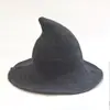 Amazon Europa América Transfronterizo Disfraz Divertido Sombrero de Mago Sombrero de Halloween Sombrero de Mago Bruja Sombrero de Bruja Lana Sombrero de Bruja