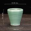 Vaso de cerâmica criativo mini vaso para suculentas vaso redondo quadrado vaso para varanda escritório mesa vasos para bonsai fábrica atacado
