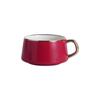 Conjunto de xícara e pires de cerâmica para café direto da fábrica Conjunto de xícara e pires para chá da tarde xícara de cerâmica com pires xícara e pires podem adicionar LOGOTIPO