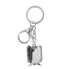 AliExpress Amazon venda quente anime periférico Wings of Freedom chaveiro ataque gigante Investigation Corps pingente