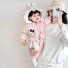 Roupas de Bebê, Roupas Grossas para Exterior, Veludo de Inverno, Roupas de Exterior Super Fofas, Macacões Quentinhos de Inverno para Bebê