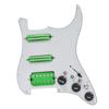 ST pastilla de panel simple doble pastilla de guitarra eléctrica simple de doble vía pequeña con corte interruptor de ruptura orificio para auriculares