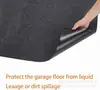 Alfombrilla de Piso de Fieltro Transfronteriza de Amazon para Garaje, Alfombrilla Absorbente de Agua y a Prueba de Aceite para Reparación de Automóviles, Alfombrilla Antideslizante para Prevención de Derrames de Aceite, Alfombrilla para Maletero