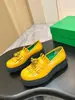 Mocasines BV de Piel Genuina con Borla y Suela Gruesa para Hombre, Zapatos Slip-On de Punta Redonda, Zapatos de Cuero Casuales Vintage para Hombre de Ropa de Trabajo Transfronteriza