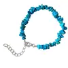 Pulsera de grava irregular de cristal natural de ágata transfronteriza pulsera de piedra semipreciosa joyería de piedra de color ins europeo y americano