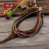 073 Cuerda para Colgante de Hombre y Mujer Buda de Jade Colgante de Guanyin Lanyard de Jade Pei Cuerda para Collar de Jade Cuerda Trenzada Collar de Cuerda Roja