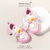 Zapatos para Niñas Dibujos Animados Conejo de Orejas Grandes Primavera y Otoño 2024 Nuevas Zapatillas Deportivas Infantiles Zapatos de Skate para Niña Tendencia