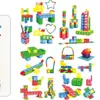 Bloques de Construcción Cuadrados Pequeños Insertar Bloques de Construcción Jardín de Infancia Educación Temprana Rompecabezas de Escritorio Emparejar Bloques de Construcción Juguetes Educativos para Niños Venta al por Mayor