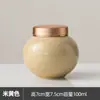 Mini Latas de Chá de Cerâmica Esmalte Colorido Latas de Pó Fragrante Armazenamento Latas Seladas Caixa de Embalagem à Prova de Umidade tamanho pequeno Latas Logotipo Imprimível
