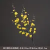 Flores Artificiales de Flor de Ciruelo Chino Cera Ciruelo Arreglo Floral para Sala de Estar Arte Floral Decoración del Hogar Adornos Tallos de Flores Secas Adornos de Flores Falsas