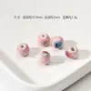 Miel Rosa Corazón Cerámica Cuentas Calabaza Cuentas Tulipán Lluvia Mariposa Pulsera Collar de Cuentas DIY Accesorios Hechos a Mano