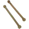 Baquetas de madera maciza, baquetas para gongs y tambores de guerra, baquetas grandes para tambores de danza, baquetas para tambor de cintura de adulto y niño, pañuelo cuadrado de seda roja para baile cuadrado