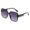 Gafas de sol personalizadas de nueva tendencia transfronteriza, gafas de sol cuadradas de moda para damas, gafas de sol con montura grande 6012, venta al por mayor