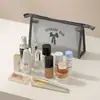 Nueva Bolsa de Cosméticos de Malla para Mujeres en Viaje de Negocios, Neceser Portátil de Gran Capacidad, Bolsa de Almacenamiento para Cosméticos