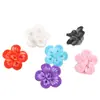 Acessórios de flor de cerâmica fria plana baixa de 15mm material DIY para capa de celular brincos presilha infantil material para joias atacado