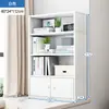 Escritorio de Gabinete con Ventana Saliente Estantería Gabinete de Almacenamiento Integrado Gabinete de Almacenamiento Gabinete Tatami para Dormitorio Repisa de Ventana de Piso Estantería Pequeña