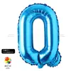 Globo de Letra de Papel de Aluminio Azul Zafiro de 16 Pulgadas para Boda, Fiesta, Día de San Valentín, Globo de Cumpleaños Venta al por Mayor Transfronteriza