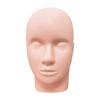 Cabeça Modelo para Prática de Extensão de Cílios para Iniciantes, Cabeça Mannequin de Beleza Maquiagem Tatuagem, Cílios Postiços de Silicone