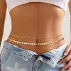 2026 Cadena de Cintura con Borlas Europeas y Americanas Transfronteriza Moda Personalidad Tendencia Estilo Bohemio Diseño Verano Playa Accesorio de Cintura para Mujer