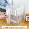 Caja de almacenamiento de archivos A4, transparente, de plástico con doble hebilla, resistente al agua y al polvo, para el hogar, libro de registro, certificado de graduación, caja de datos