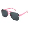 Gafas de Sol Retro Europeas y Americanas de Doble Puente con Marco Grande para Niños Gafas de Sol Deportivas para Viajes y Montañismo 131 Rt147 4