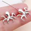 15 Estrelas do Mar Antigas de Prata Cavalo-marinho Tartaruga Concha Sereia Contas Espaçadoras Pulseira DIY Colar Acessórios de Joias