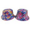 3D impresso pescador chapéu de bacia dupla face chapéu ao ar livre proteção solar chapéu de sol tie-dyed comércio exterior transfronteiriço venda quente chapéu de sol