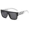 Gafas de Sol de Moda Cadena Grande Dorada Patas Retorcidas Chapadas en Oro Gafas Punk Héroe Local Exhibición Callejera Gafas de Sol Comercio Exterior Transfronterizo