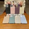 Funda para teléfono con lazo tridimensional de Glitter KT Cat para iPhone161514promax Funda protectora IMD de color sólido
