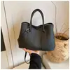 Bolso de Lona de Alta Calidad para Mujer, Bolso Cruzado, Estilo Nuevo, Gran Capacidad, Bolso de Mano Color Block, Versátil, Elegante, Bolso de Hombro Único