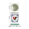 Estilo Retro Mercado de Pollo Grande Olla Vieja Caliente Vientre Peludo Rodaja de Cintura Ingredientes Pequeños Cuenco de Encimera Plato para Aceite Cuenco Vajilla de Melamina Plato Redondo