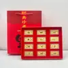 Caja de Regalo con Barra de Oro Conmemorativa de los Doce Signos del Zodíaco, Coleccionables Conmemorativos del Zodíaco, Souvenir de Fin de Año Corporativo al por Mayor